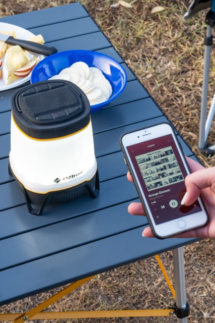 OZTRAIL Ignite 1000L Rechargeable Speaker Lantern