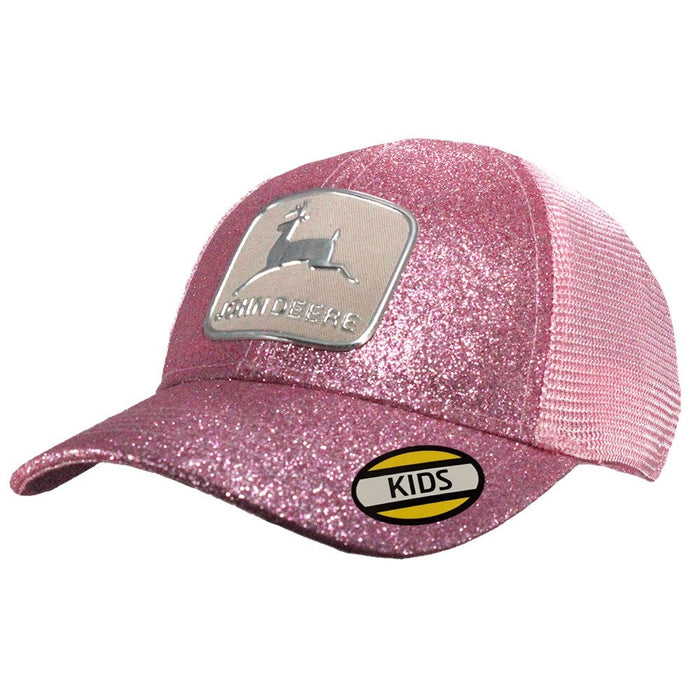 JOHN DEERE Toddler Vintage Glitter Mesh Trucker Cap