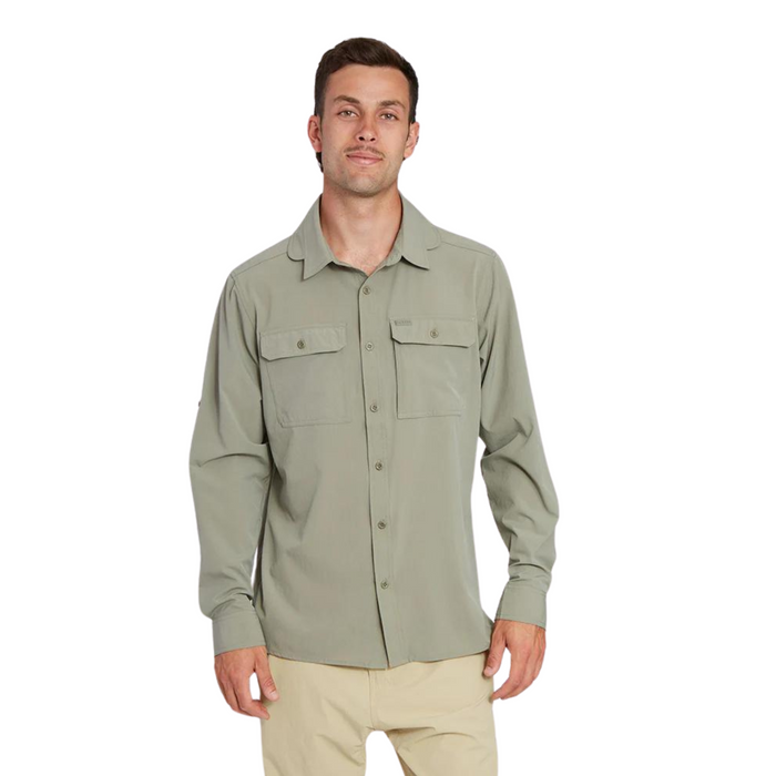 XTM Dunkeld Mens Hike Long Sleeve Shirt - Light Khaki