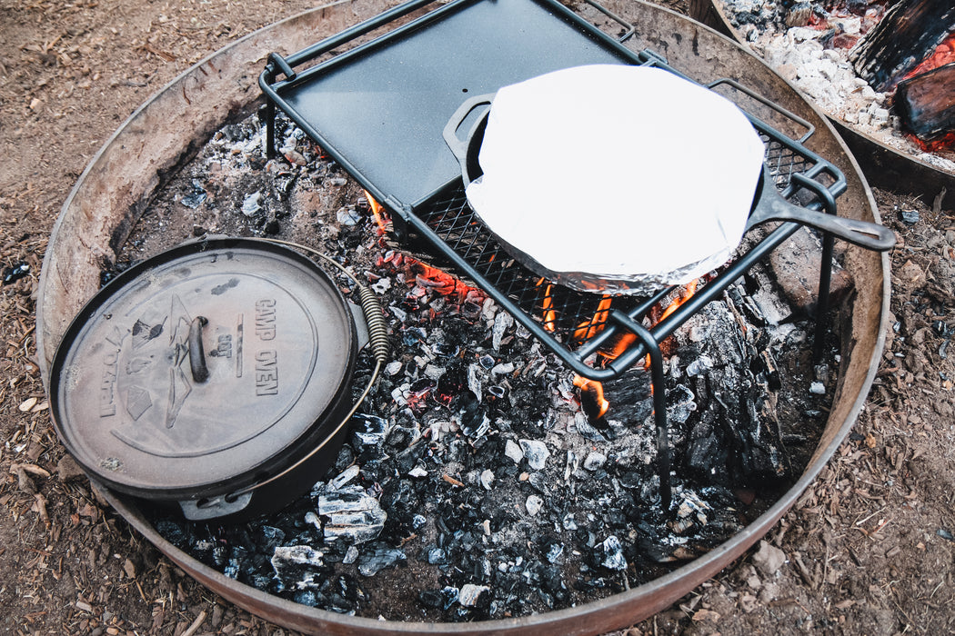 CAMPFIRE Large Camp Grill & Hotplate