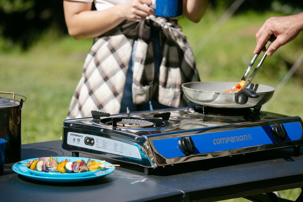 COMPANION Double Burner Wok High Output Cooker
