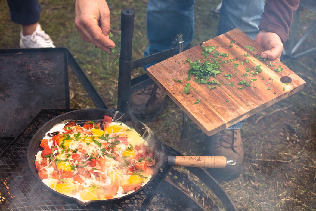CAMPFIRE Round Solid Handle Frypan 25cm