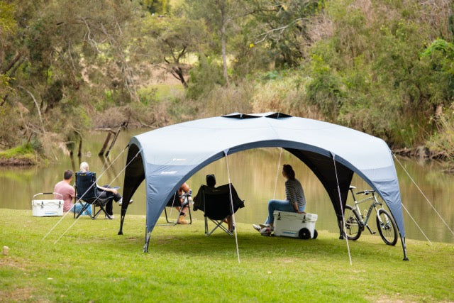 OZTRAIL 4.2 Blockout Shade Dome with Sun Wall