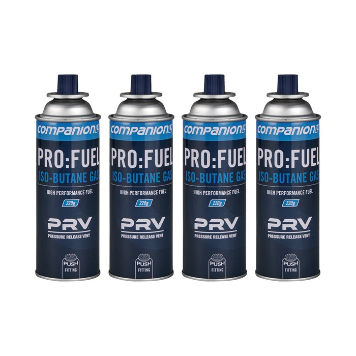 COMPANION Iso-Butane Gas 220g 4 Pack
