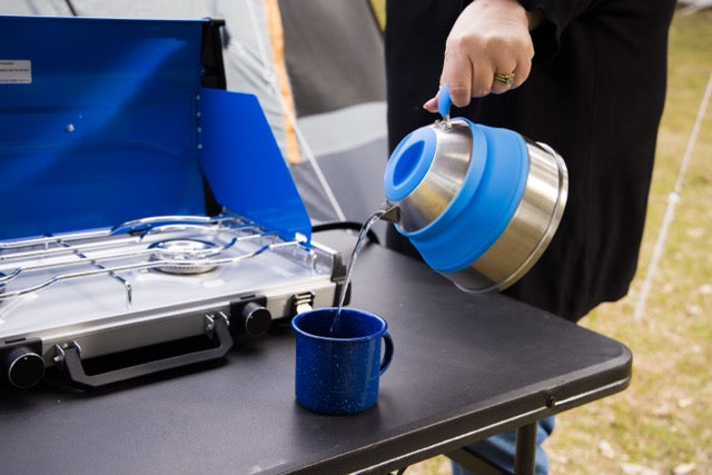 OZTRAIL Popup Stainless Steel Kettle 2L