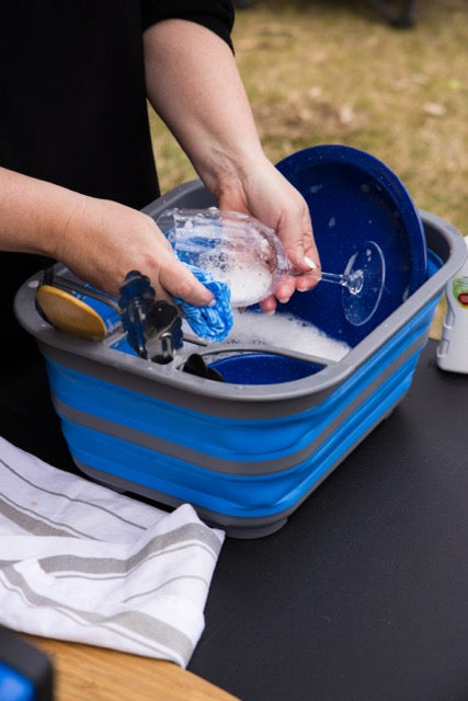 OZTRAIL Pop Up Dish Tray & Tub 15L