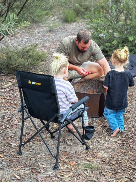 OZTRAIL Roamer Kids Hard Arm Chair