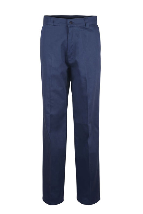 WORKCRAFT Classic Flat Front Cotton Trouser