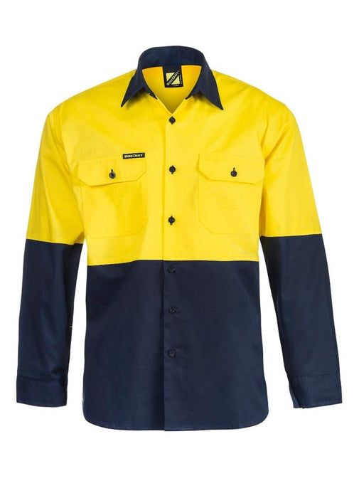 WORKCRAFT Lightweight Vented Long Sleeve Shirt