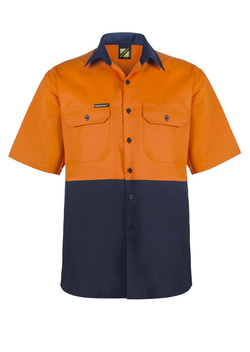 WORKCRAFT Lightweight Vented Short Sleeve Shirt