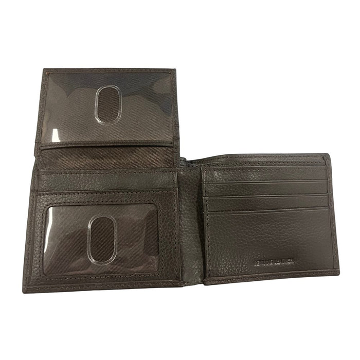 JOHN DEERE Leather Bi-Fold Wallet - Trademark Logo