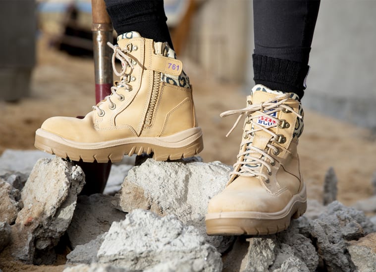 STEEL BLUE Southern Cross Zip Ladies Safety Boot