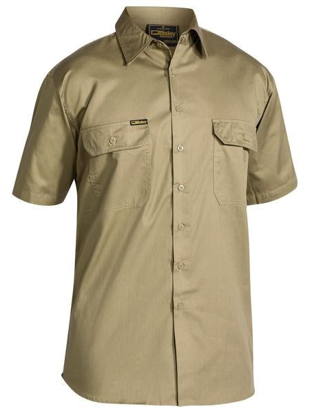 BISLEY Cool Lightweight Drill Shirt S/Sleeve Shirt