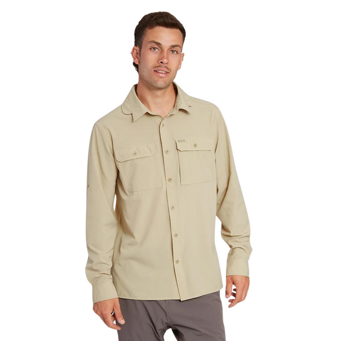 XTM Dunkeld Mens Hike Long Sleeve Shirt - Sand