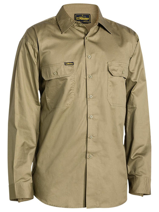 BISLEY Cool Lightweight Drill Shirt L/Sleeve