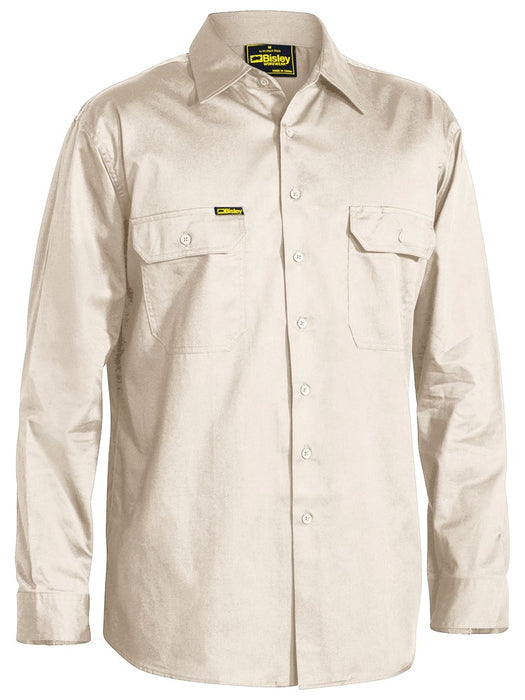 BISLEY Cool Lightweight Drill Shirt L/Sleeve