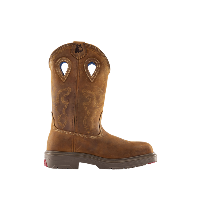STEEL BLUE Blue Heeler Soft Toe Western Boot