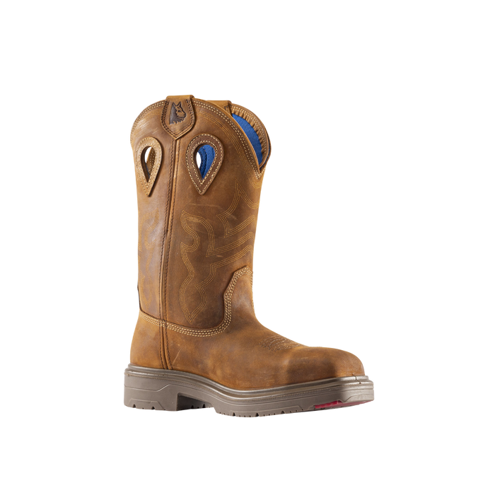 STEEL BLUE Blue Heeler Soft Toe Western Boot