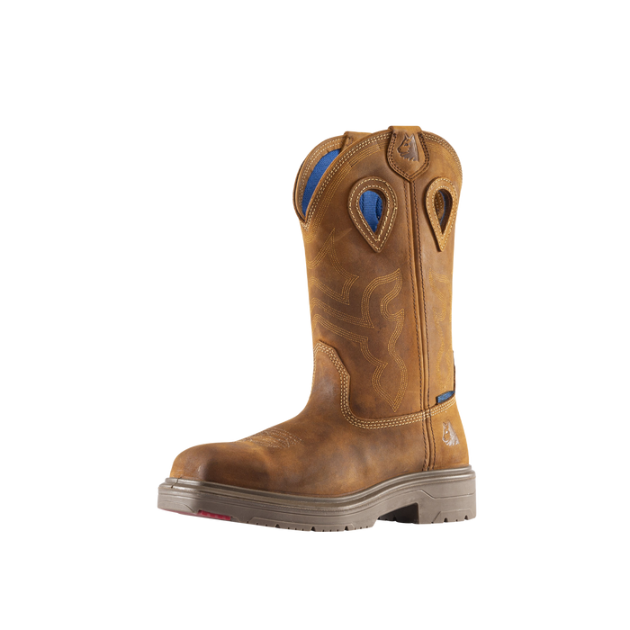 STEEL BLUE Blue Heeler Soft Toe Western Boot