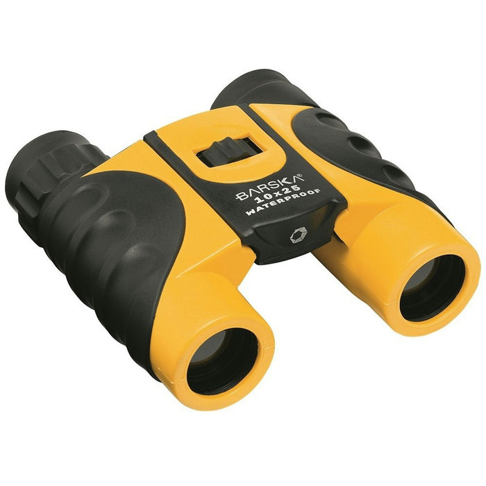 BARSKA Binoculars 10 x 25 Waterproof Colorado Yellow