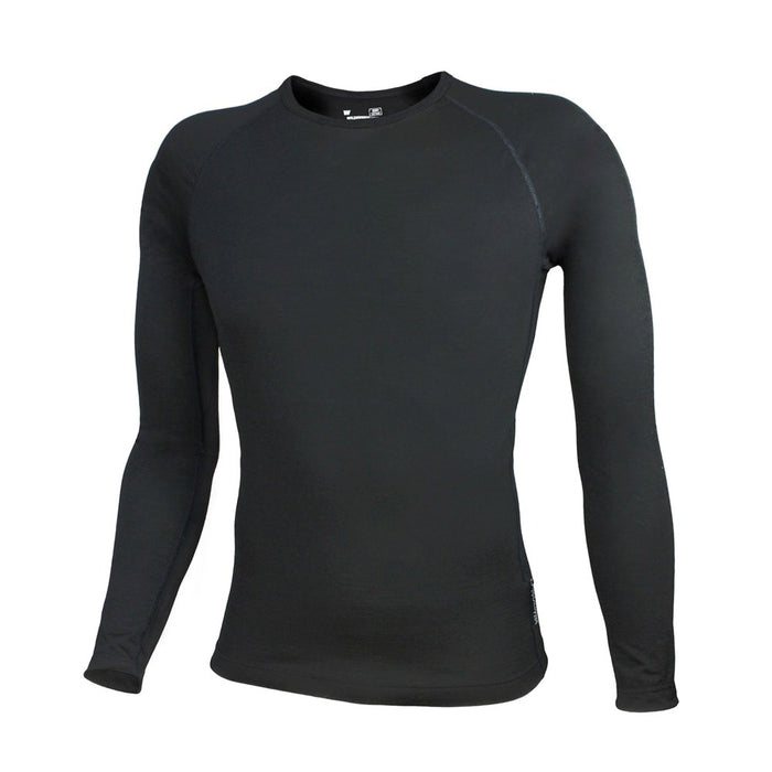 WILDERNESS WEAR Merino Mens Long Sleeve Crew Neck Top