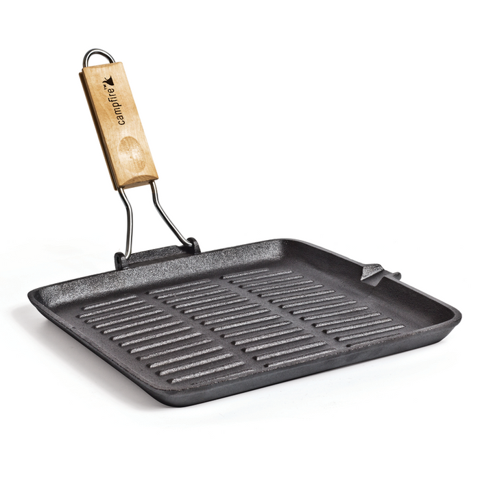 CAMPFIRE 28cm Grill Folding Frypan