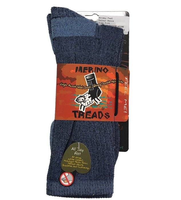 MERINO TREADS Allday Feet Socks