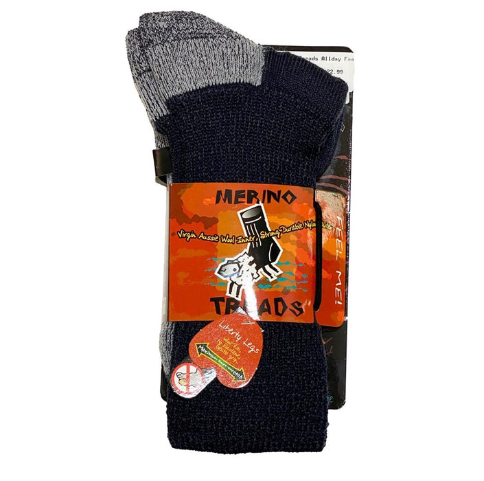 MERINO TREADS Liberty Legs Socks