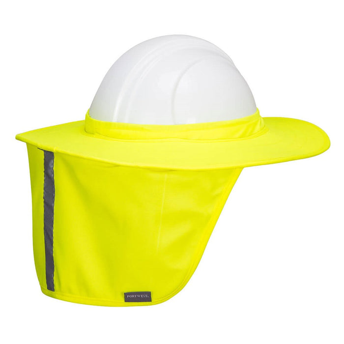 PORTWEST Hi-Vis Hard Hat Brim with Neck Shade