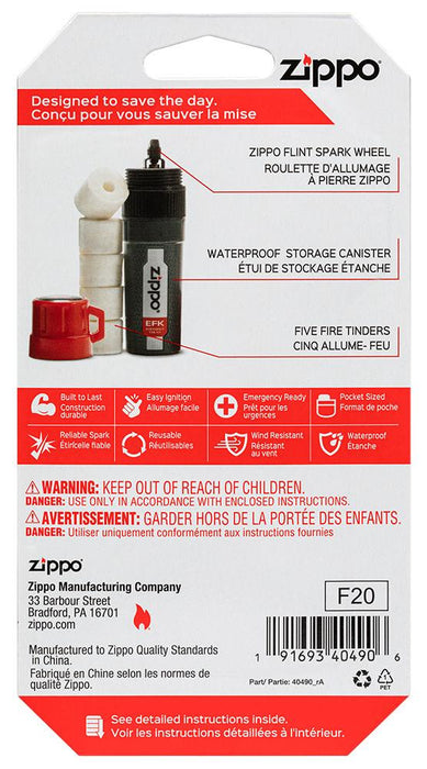ZIPPO Emergency Fire Kit