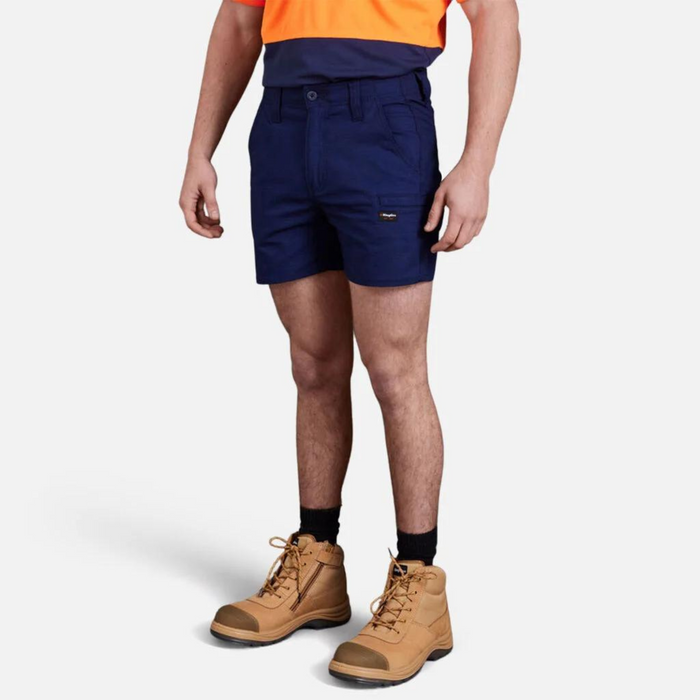 KING GEE Workcool Pro Stretch Short Shorts - NAVY