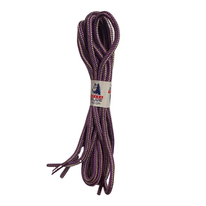 STEEL BLUE Nylon Laces - Sand / Lilac