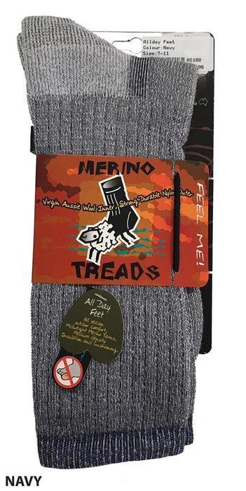 MERINO TREADS Allday Feet Socks