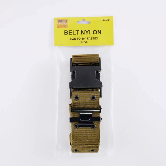 BUSH TRACKS Belt with Fastex Buckle