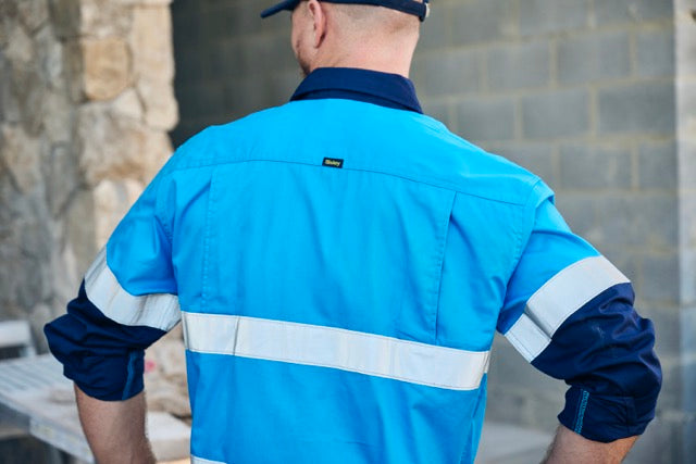 BISLEY Taped Hi Vis Cool Lightweight Shirt