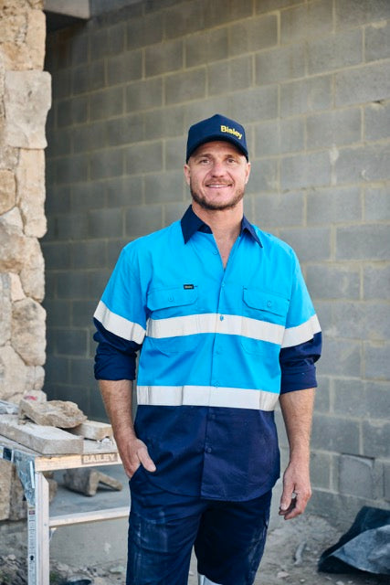 BISLEY Taped Hi Vis Cool Lightweight Shirt