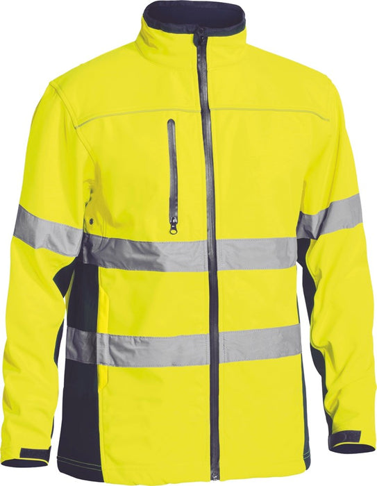 BISLEY Taped HiVis Soft Shell Jacket