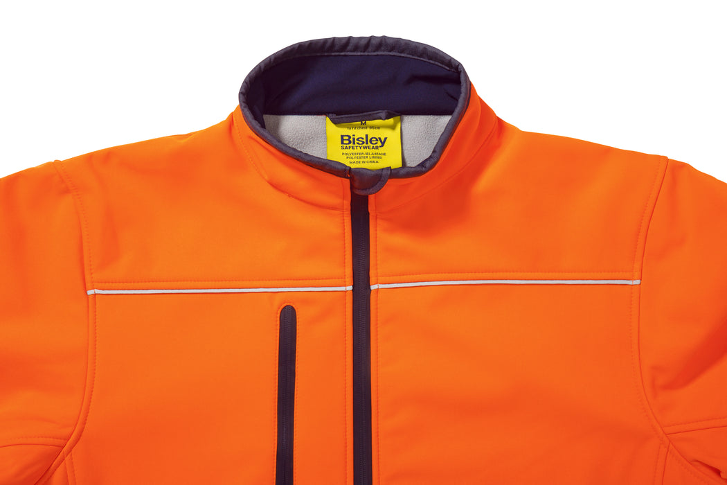 BISLEY Taped HiVis Soft Shell Jacket