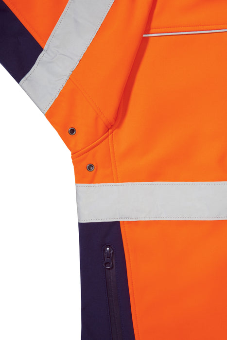 BISLEY Taped HiVis Soft Shell Jacket