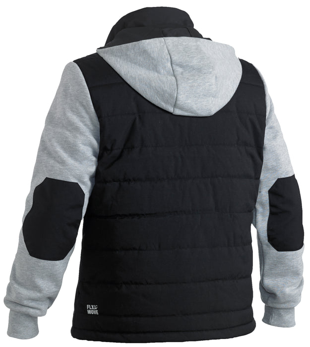 BISLEY Flx & Move Contrast Puffer Fleece Hooded Jacket