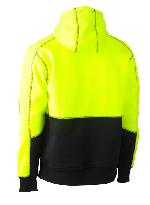 BISLEY HiVis Fleece Hoodie Pullover