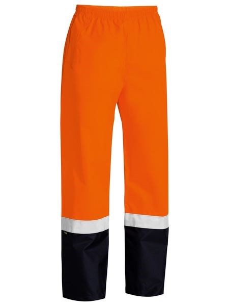 BISLEY Taped Hi Vis Rain Shell Pants