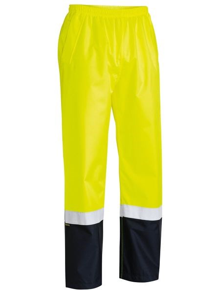 BISLEY Taped Hi Vis Rain Shell Pants
