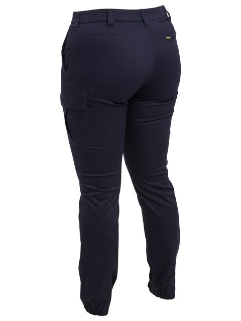 BISLEY Womens Cotton Cargo Cuffed Pants