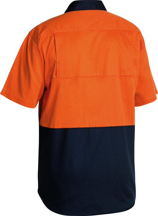 BISLEY HiVis Cool Lightweight Drill Shirt S/Sleeve
