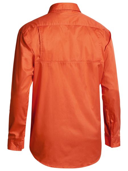 BISLEY Hi Vis Cool Lightweight Drill Shirt