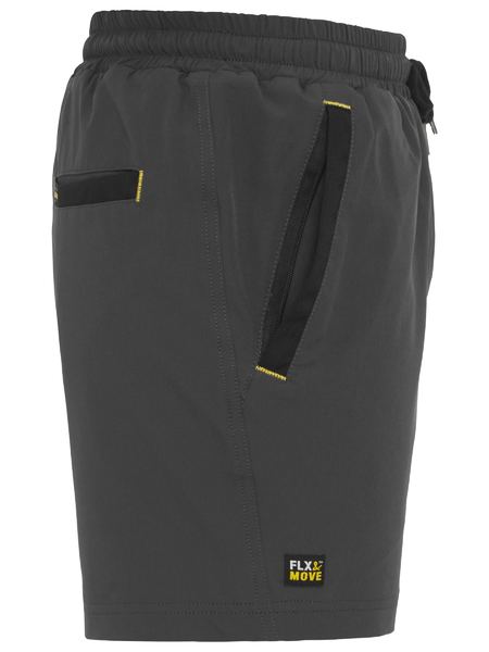 BISLEY Flx & Move™  4-Way Stretch Elastic Waist Shorts
