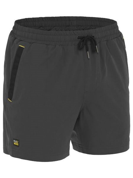 BISLEY Flx & Move™  4-Way Stretch Elastic Waist Shorts