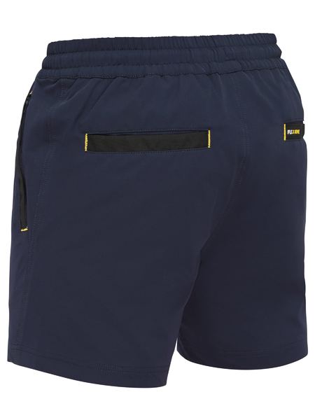 BISLEY Flx & Move™  4-Way Stretch Elastic Waist Shorts