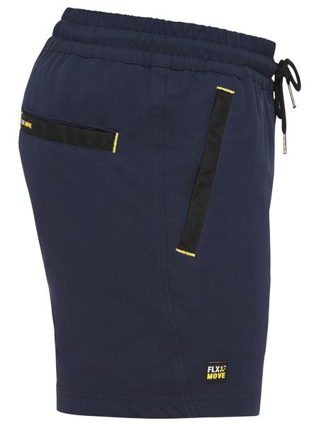 BISLEY Flx & Move™  4-Way Stretch Elastic Waist Shorts